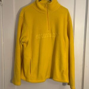 Old Navy Bright Yellow Fleece Jacket